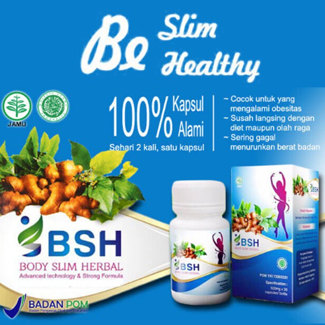 ✨ AKU MURAH ✨Body Slim Herbal BPOM / BSH BPOM / Original 100%