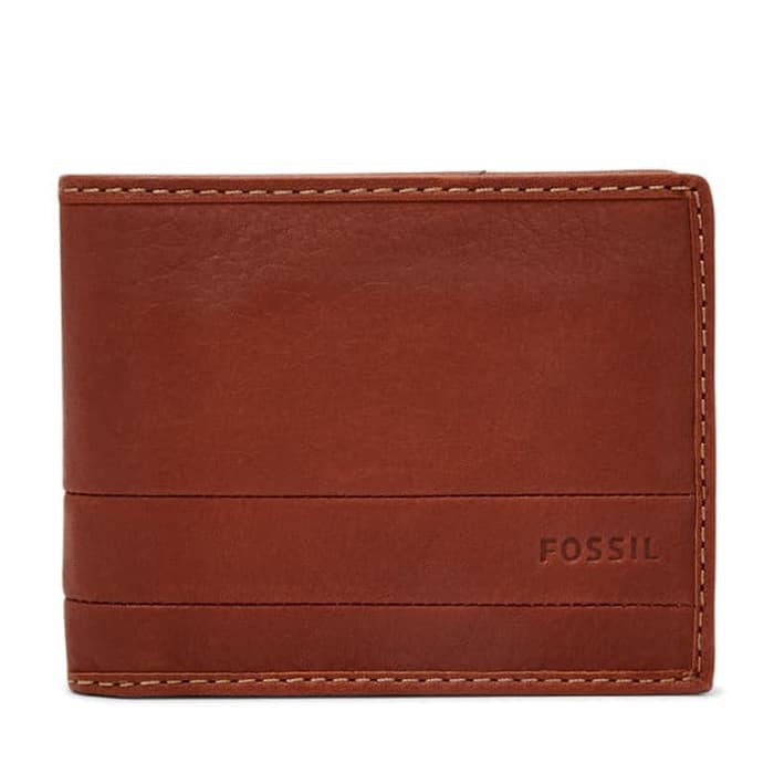 Fossil Lufkin Traveler Medium Brown  - Dompet Pria