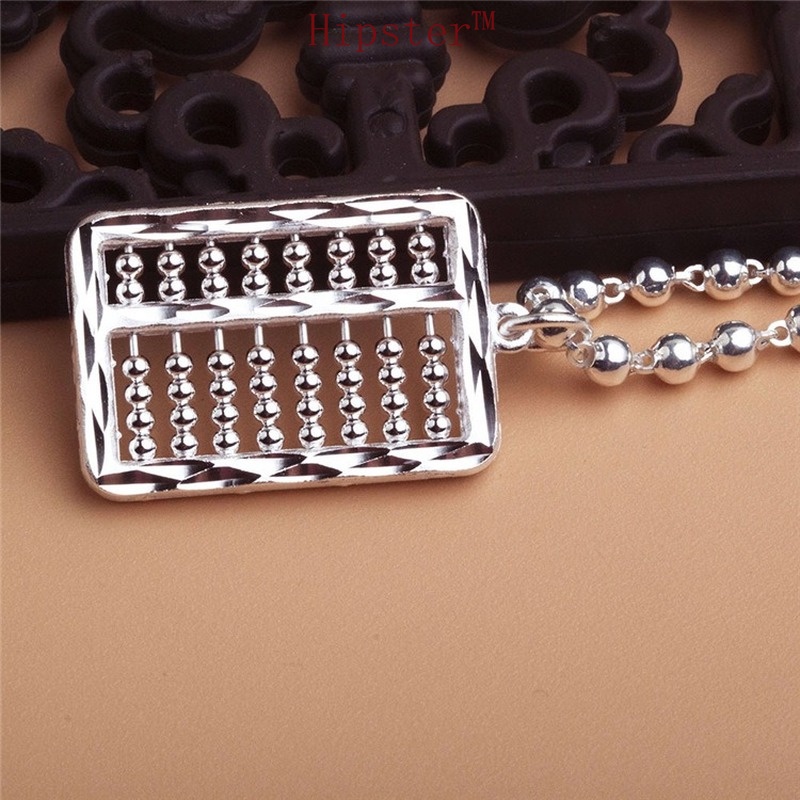 Best-Selling New Type 18K Golden Wishes Abacus Pendant Necklace