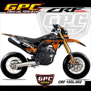 Decal Sticker Dekal Stiker full body CRF 150L desain 091 Decal Sticker Dekal Stiker full body CRF 150L desain 091