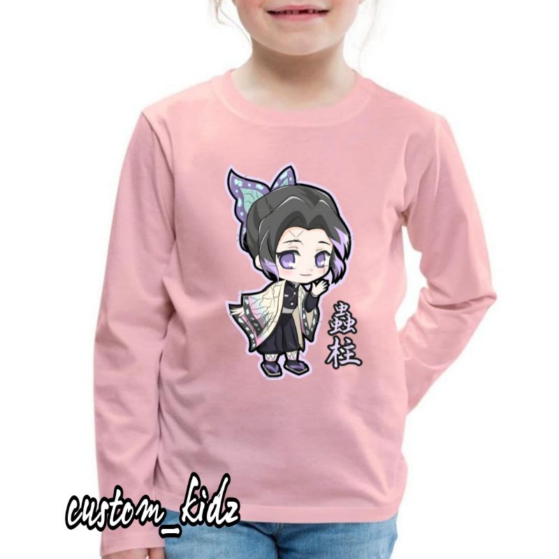 KAOS ANAK PEREMPUAN SHINOBU KOCHO LENGAN PANJANG
