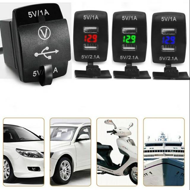Charger hp di motor dan mobil