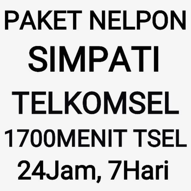 [CHAT KAMI DULU SEBELUM ORDER]Paket Nelpon Simpati Telkomsel 7 Hari Minggu Seminggu Mingguan Kartu A