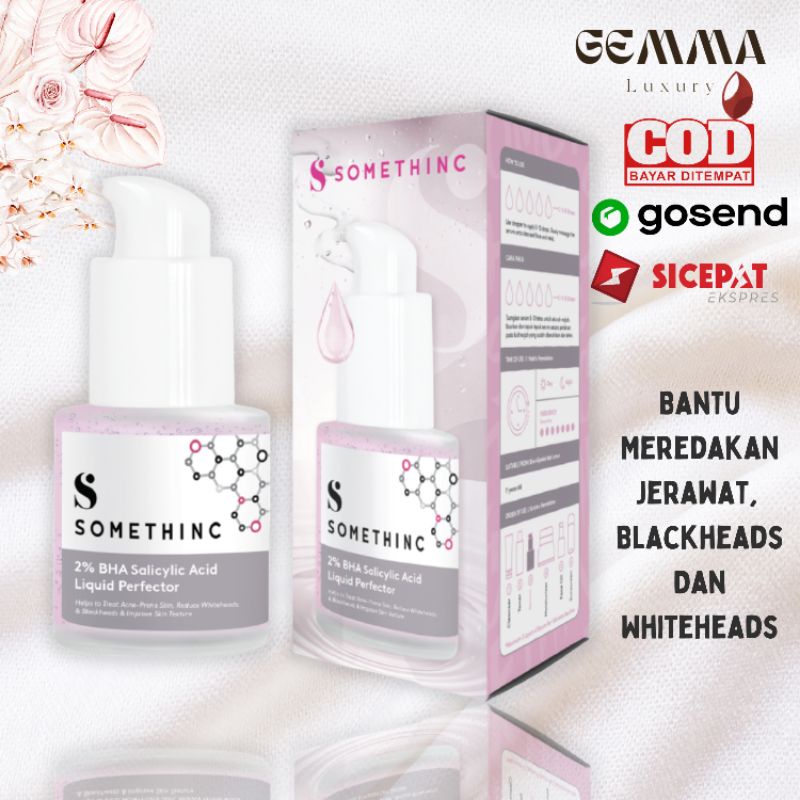 (GOSEND/COD) SOMETHINC 2% BHA SALICYLIC ACID LIQUID PERFECTOR SERUM - SERUM JERAWAT KOMEDO 20ML