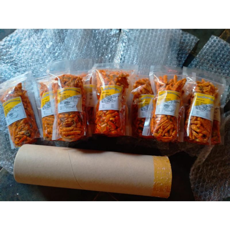 Basreng stick bumbu bujot basah Daun jeruk 100gram LaelShop-5