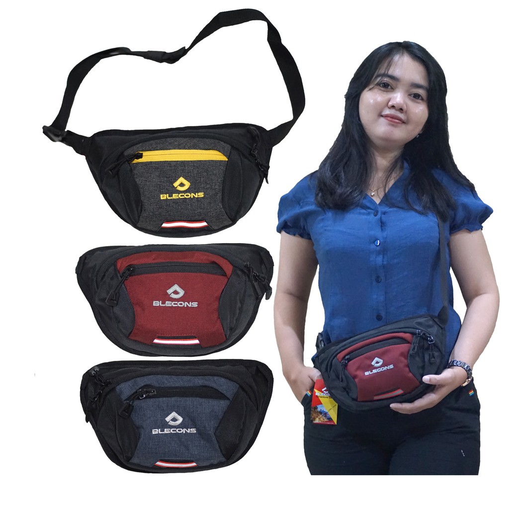 tas pinggang waistbag selempang blecons adventure vegan