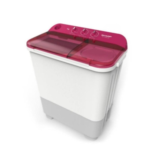 SHARP Mesin Cuci 2 Tabung 7,5 Kg ES-T75NT Puremagic