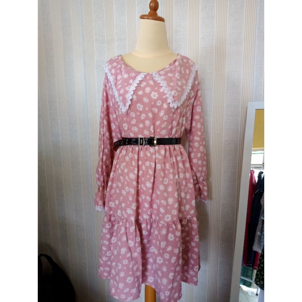 TUNIK SYAKILA satu set sama ikat pinggang