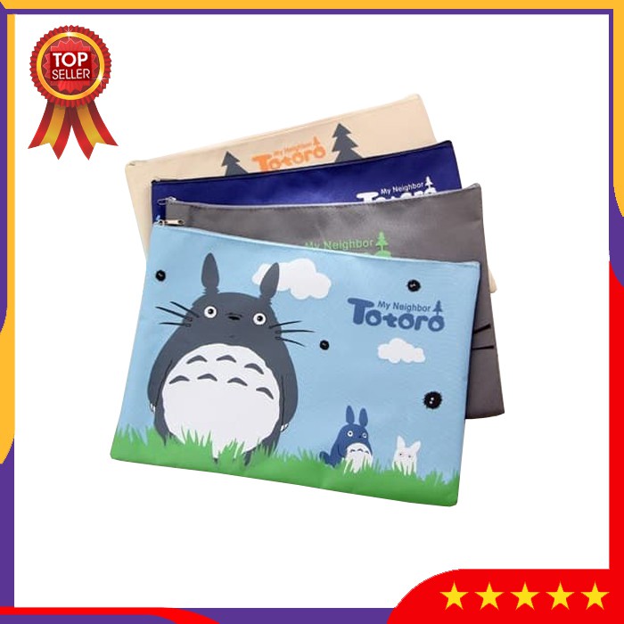 

MJ24 Dompet Pensil Tempat Alat Tulis A4 Stationery File Folder Storage Pouch Oragnizer Map