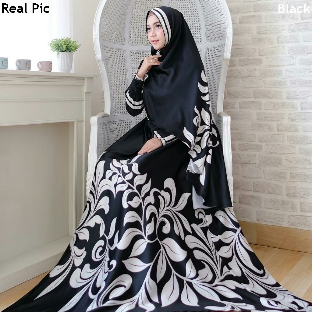 HOPYLOVY - GAMIS WANITA HASNA SYARI MAXMARA (Real Pic)