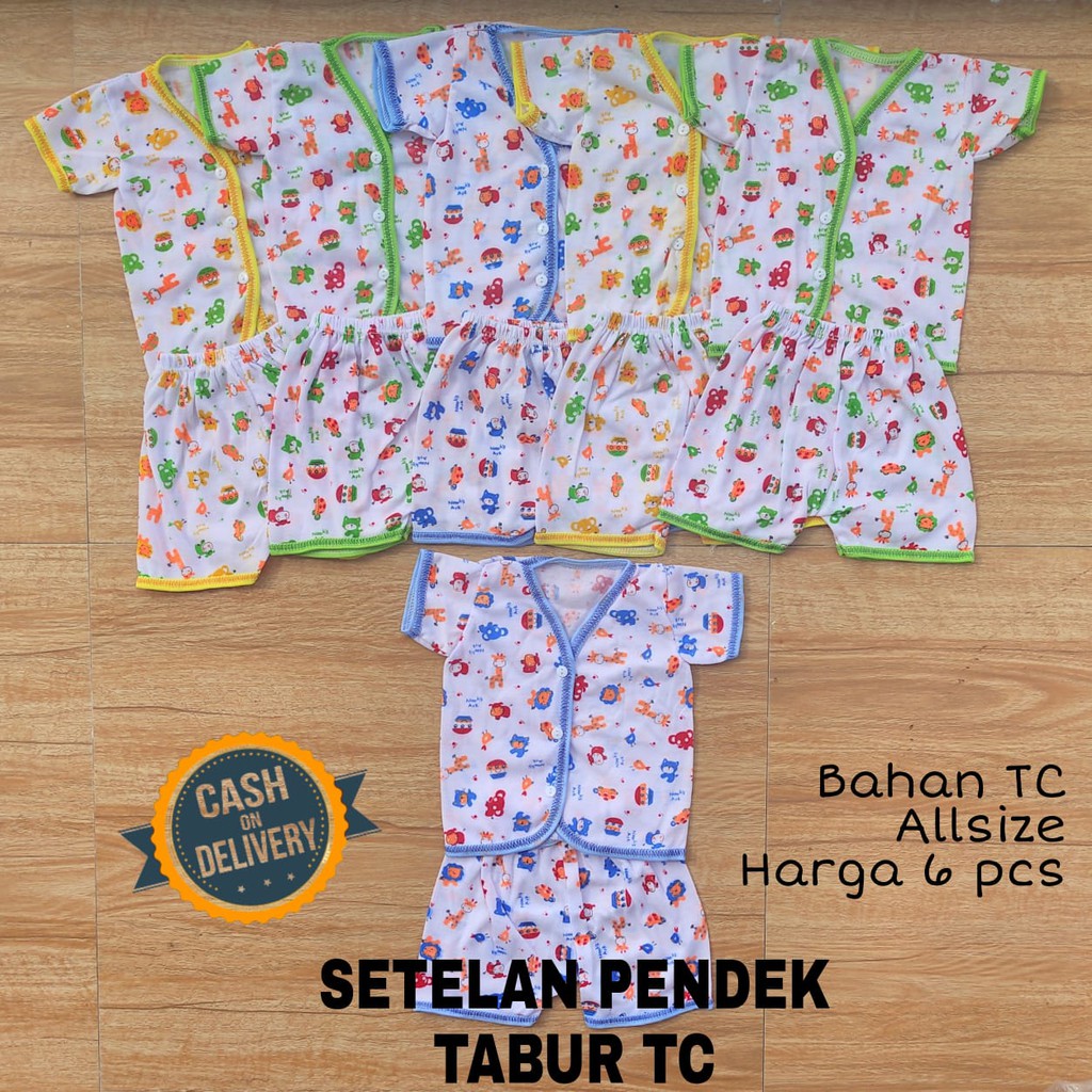 1 LUSIN Setelan bayi kutung TABUR perlengkapan bayi lahir