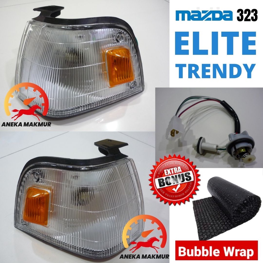 FRONT CORNER LAMP MAZDA TRENDY ELITE 323 1988 LAMPU SEN MAZDA TRENDY ELITE 323 1988 216-1511-WE