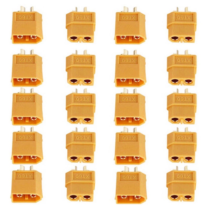 {LUCKID}20PCS 10 Pairs XT60 Male Female Bullet Connectors Plugs For RC Lipo Battery