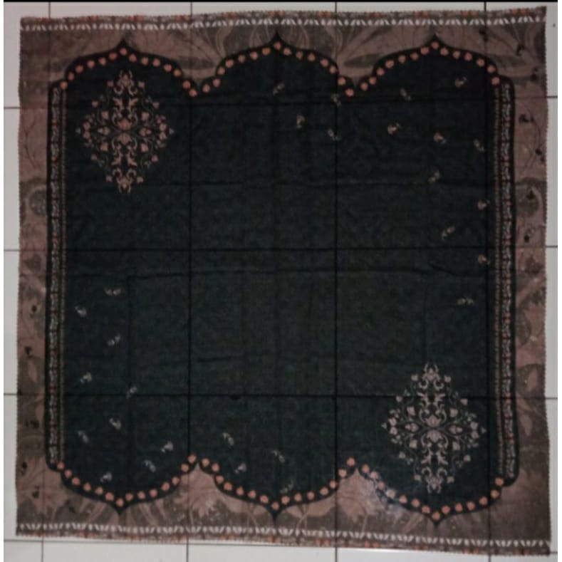 Terbaru !! Hijab Voal Syar'i Ukuran Jumbo 130×130 Motif Bella Series Kerudung Segiempat Motif Jilbab Khimar-4