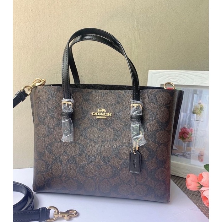 Tas Coach original - Coach mollie 25 in signature mahogany