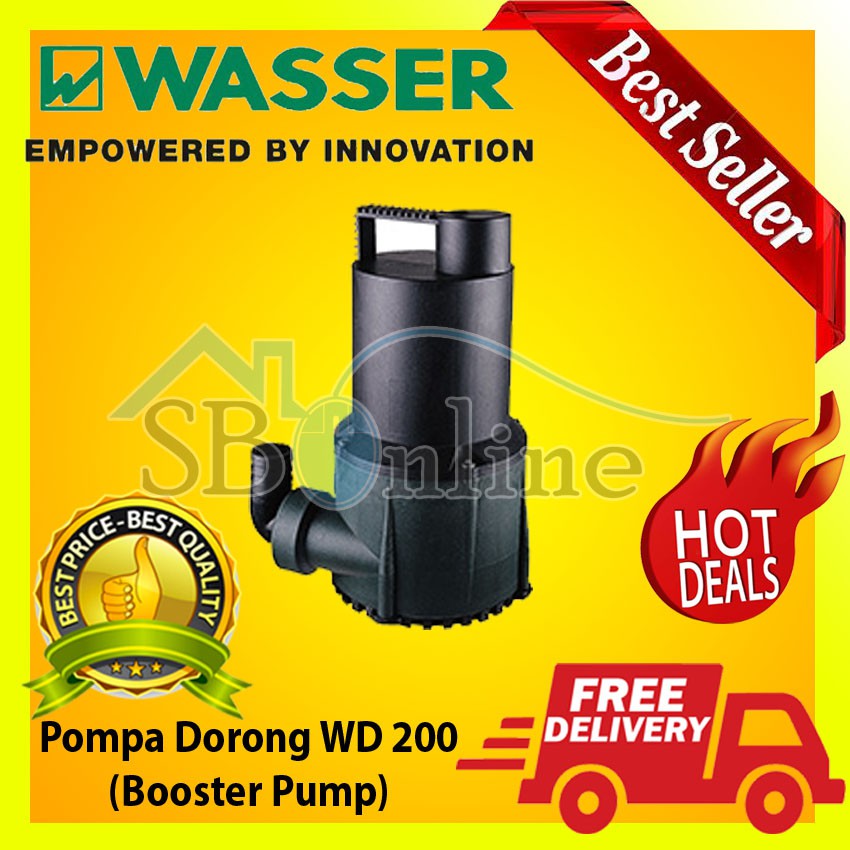 Pompa Celup Wasser WD 200 E Original Garansi Resmi