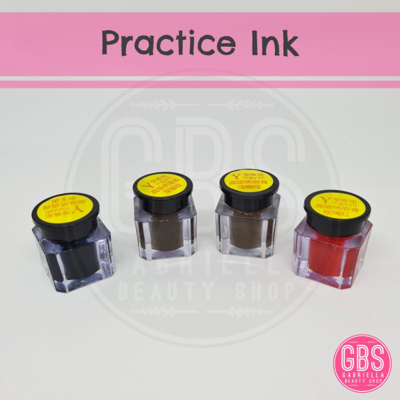 

Practice Ink / tinta latihan sulam di kulit latihan
