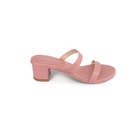 Blow Isabel Block Heels Wanita Tali BLNI 0024-Pink
