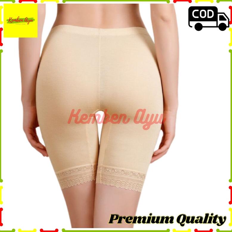 [KODE 90Q0O] Celana Sot Short Pants Renda Wanita Dewasa Perempuan Besar Dalam Ukuran Jumbo Body Silk