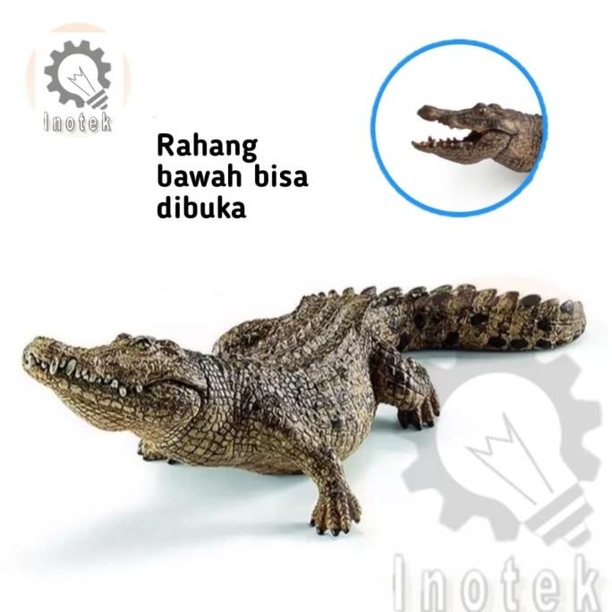 BISA COD Model Replika Action Figure Buaya - Realistic Crocodile Action Figure