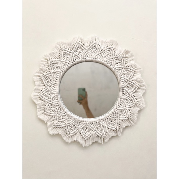 MIRROR MACRAME || CERMIN MACRAME