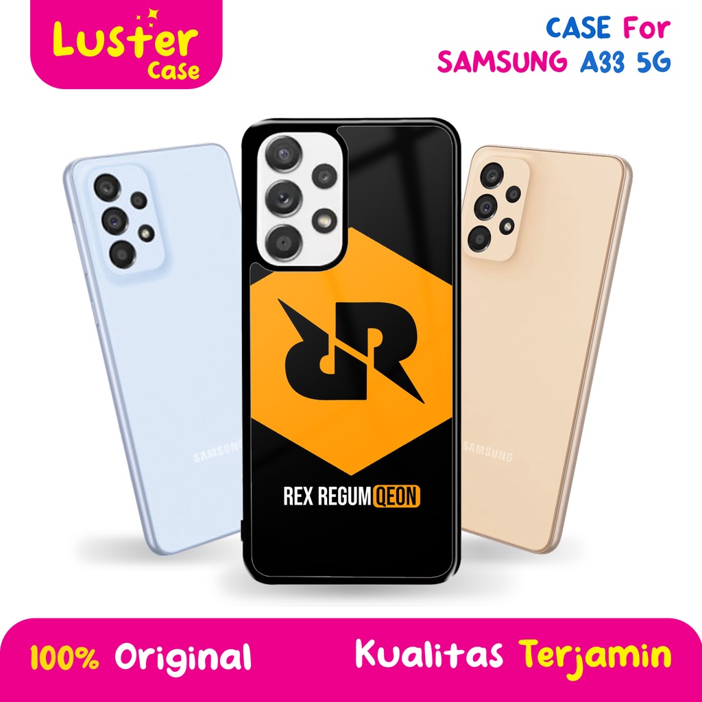 CASE SAMSUNG A33 5G  - Casing SAMSUNG A33 5G Terbaru LUSTER CASE [ MOTIF RRQ ] Silikon SAMSUNG A33 -