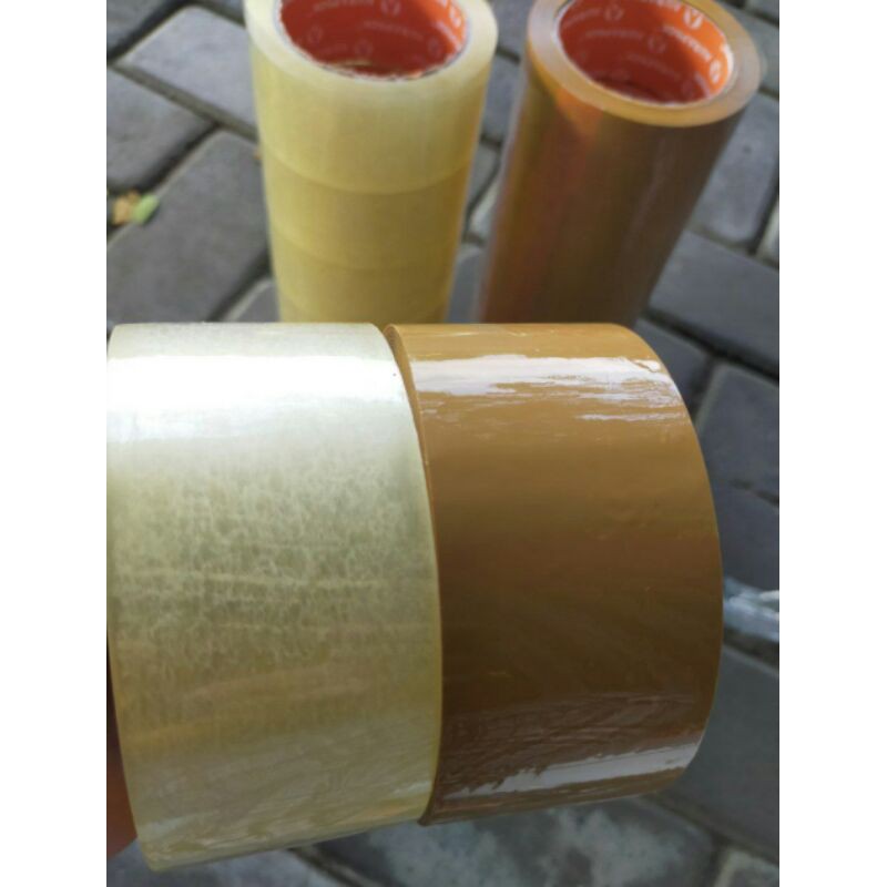 

Lakban bening /coklat