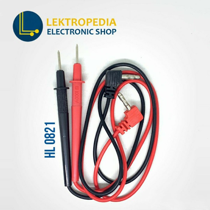 Kabel Multitester HL0821 Heles Jarum Tester Probe Avometer Multimeter