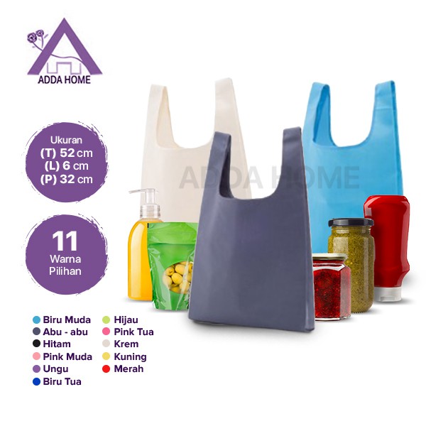 Adda Home - Tas Belanja Kantong Shopping Reusable Shopping Bag Eco-Friendly