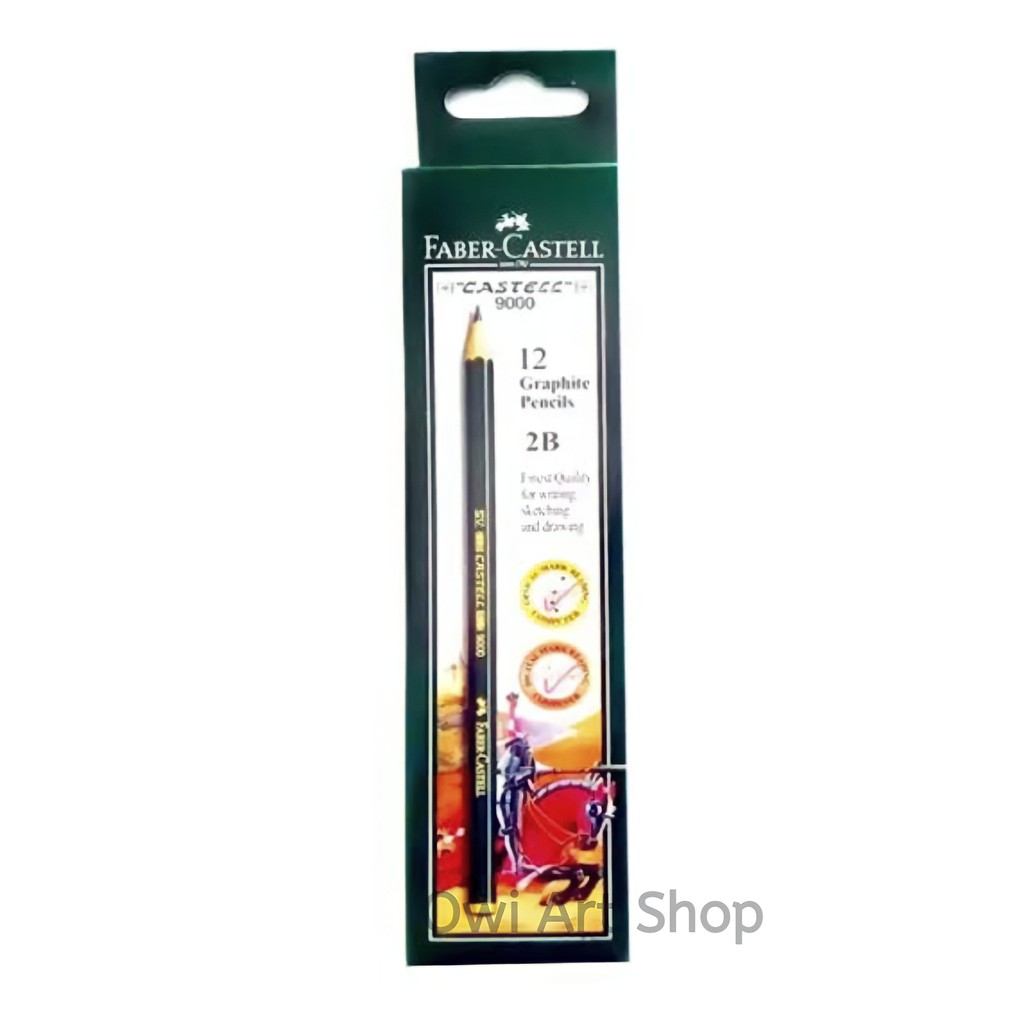 

Pensil Faber Castell 2B Pack 12 pcs - Faber Castell Graphite Pencil