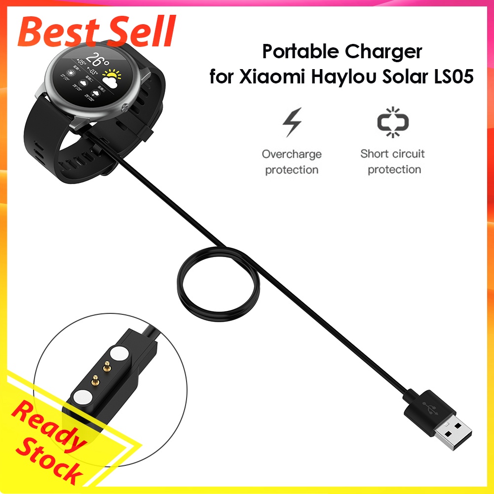 60/100cm USB Charger for Xiaomi Haylou Solar LS05 Fast Charging Cable Dock