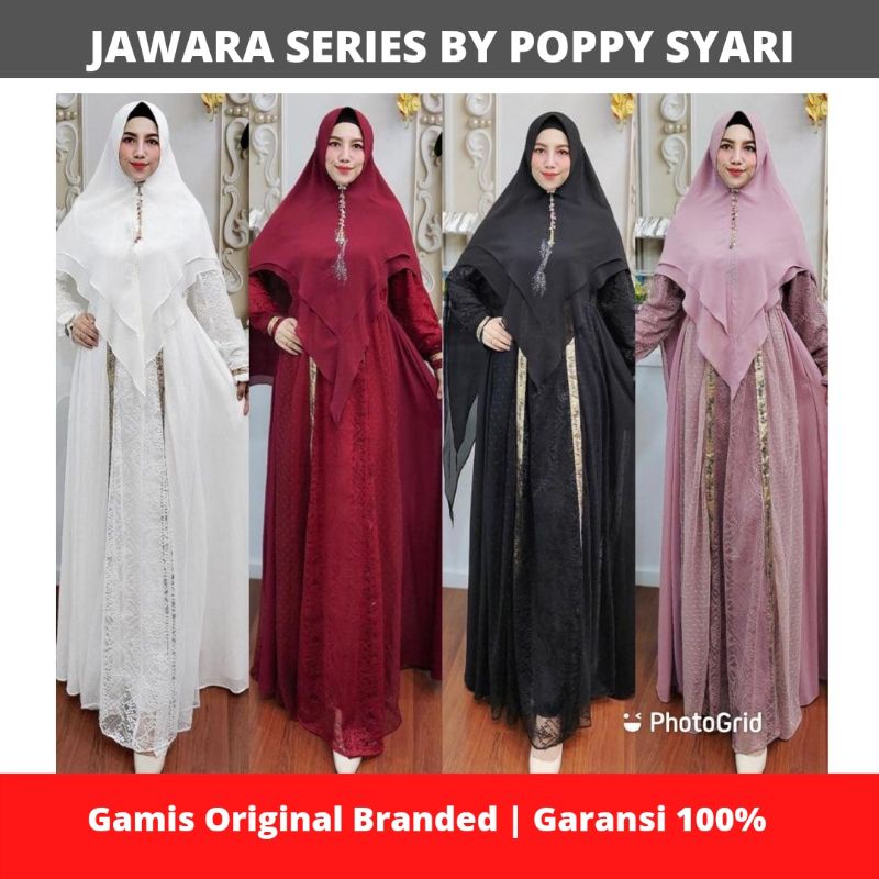 POPPY SYARI JAWARA SERIES GAMIS SYARI ORI POPPY SYARI