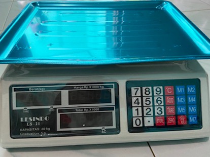 Ls-21 Timbangan Buah Kue Dapur Digital Computing Scale 30 Kg Double Display  Timbangan Digital 30kg