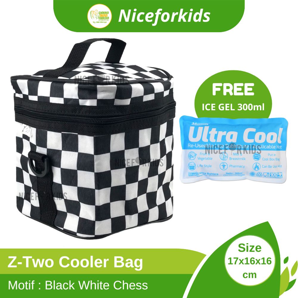 cooler bag Z-TWO Tas Pendingin ASI Free Ultra Cool Ice Gel Sachet / Cool Bag Penyimpan ASI