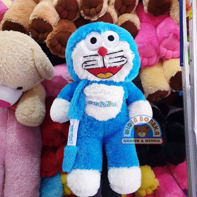 Boneka Doraemon Jumbo Syal 1 meter SNI