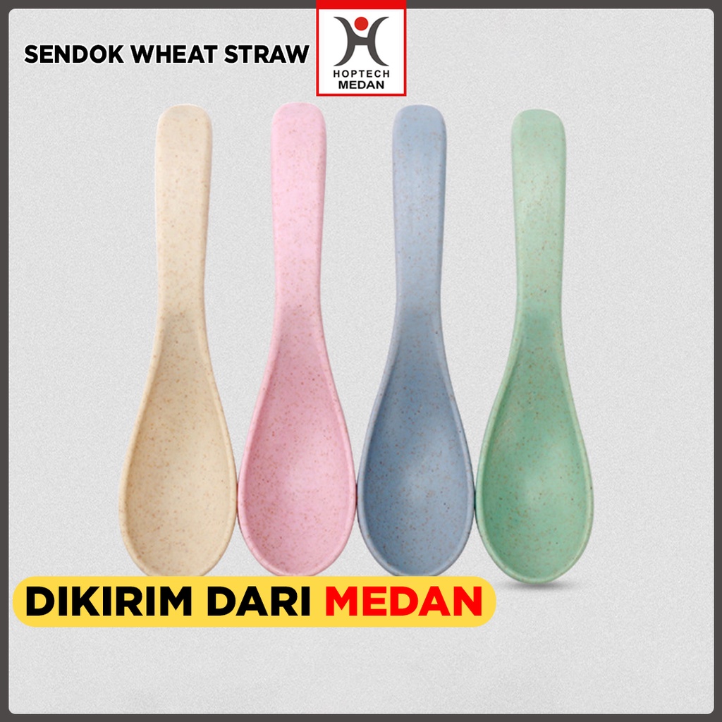 Sendok Wheat Straw Anak | Ramah Lingkungan | Biodegradable