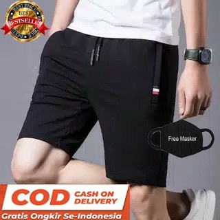 [COD] celana pendek pria /Sport Casual Olahraga Santai Sporty