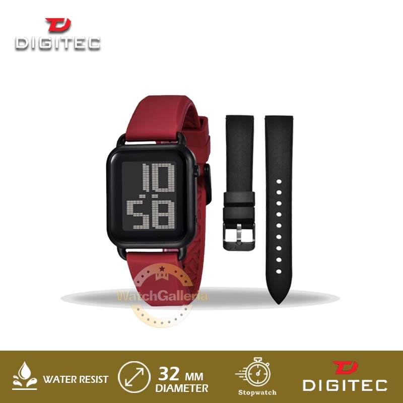 Jam Tangan Digitec MDG6090T MDG-6090T BRD-4B Extra Strap