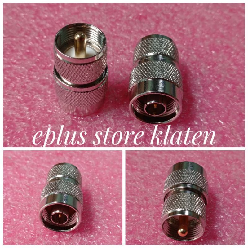 Konektor N male to PL male adapter connektor