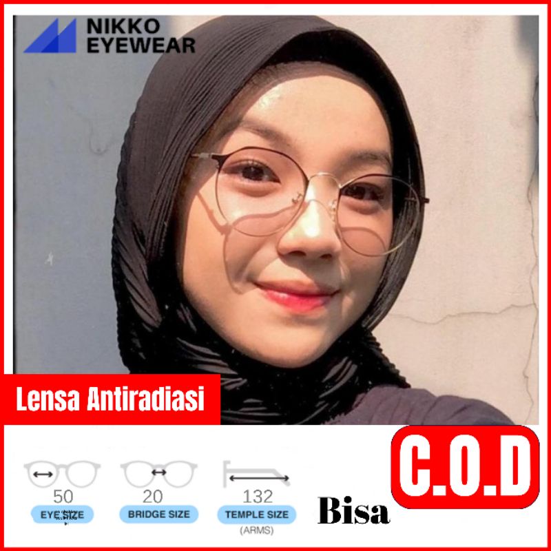 Frame Kacamata 1301, Gratis Lensa Minus,Kacamata Antiradiasi,Kacamata Baca,Kacamata Korea