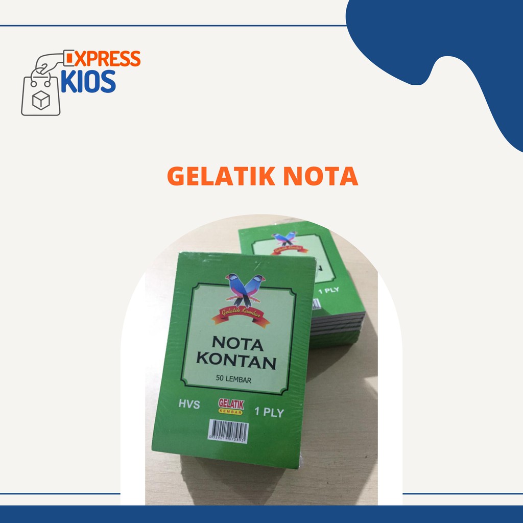

GELATIK KEMBAR NOTA KONTAN / BUKU NOTA - 1Ply