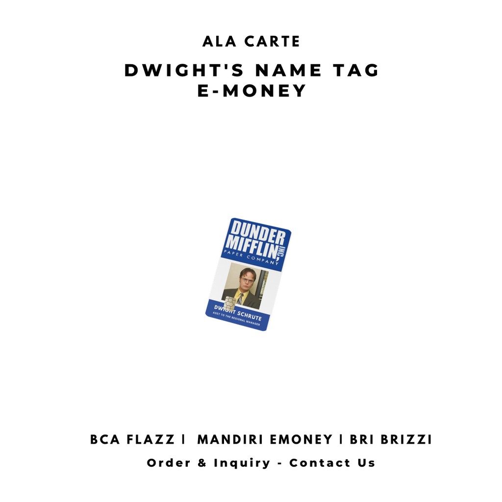 

E-money The Office (Dwight's Name Tag)