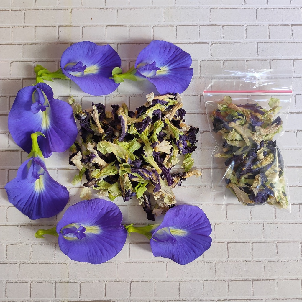 

Bunga Telang Kering - Dried Butterfly Pea - Teh Bunga Telang 5 gram