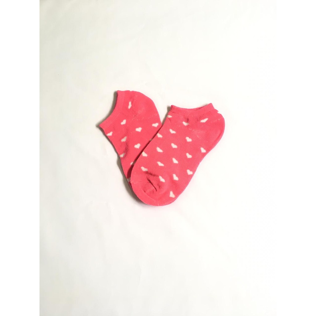 FAYES Kaos Kaki Wanita Ankle Kaos kaki Cute Kaos Kaki Motif Kaos Kaki Semata Kaki Socks U16-H01 ROSE