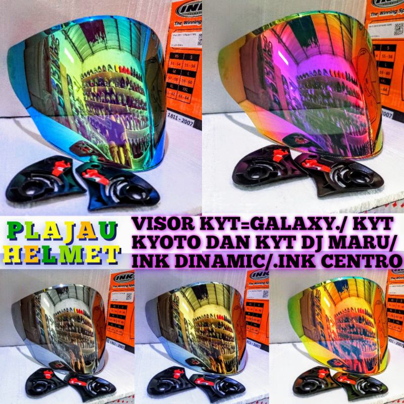 Kaca Visor Venom Dj maru Galaxy - Visor venom kyt merk Norisk