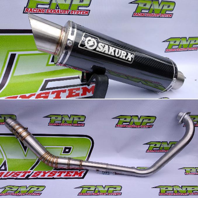 SALE Knalpot Racing Sakura Fullsystem Yamaha R15/Xabre PROMO