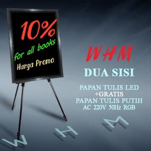 

=====] 40*60CM 60*80CM Papan tulis promosi frame LED Bingkai LED