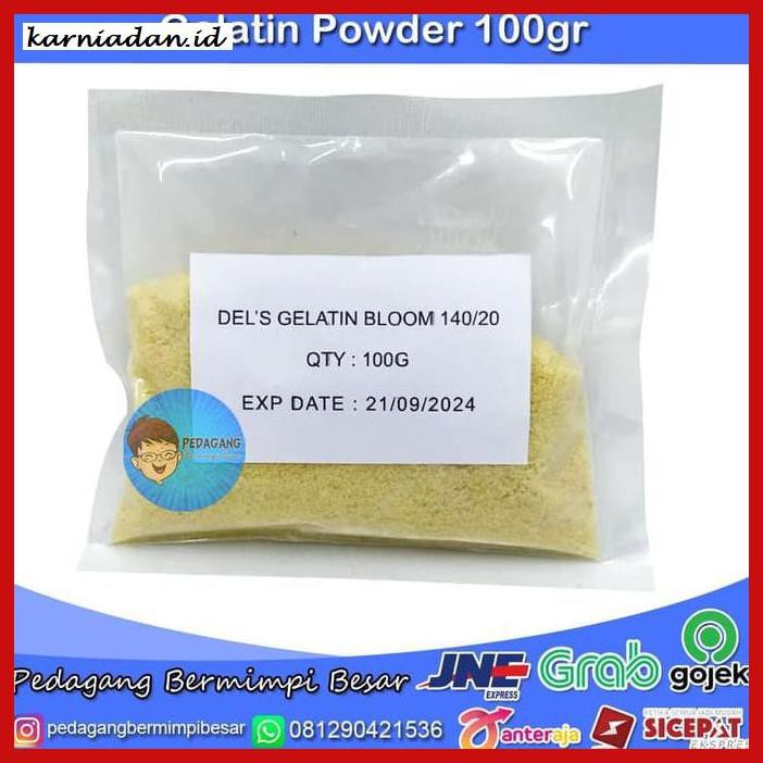 

RAGA-RAGA- GELATIN POWDER 100GR | GELATIN BUBUK 100GR | GELATIN HALAL 100GR -GNIDUP-NAHAB.