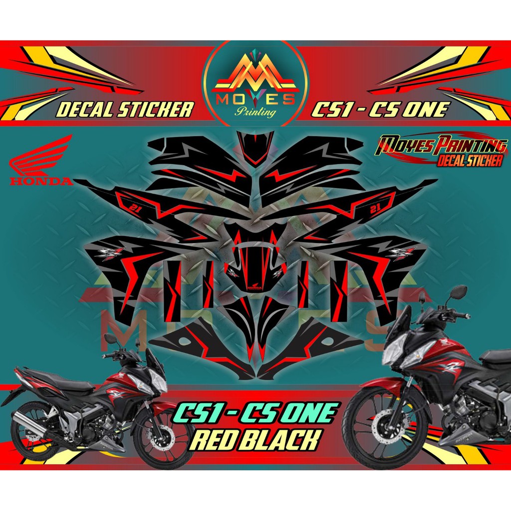 Decal Fullbody CS ONE Decal Stiker Variasi Motor CS1