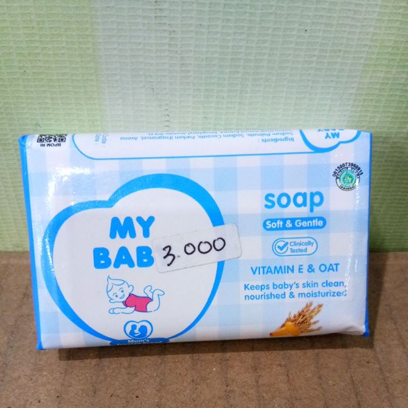 MY BABY SOAP SOFT&amp;GENTLE, SWEET FLORAL, FRESH FRUITY 60GR